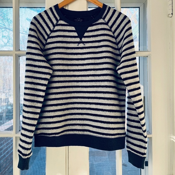 Lucky Brand Women's Brushed Stripe Sweatshirt - Picture 2 of 7